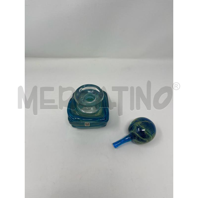 BOTTIGLIETTA MDINA GLASS BLU  | Mercatino dell'Usato Roma cinecitta' 2