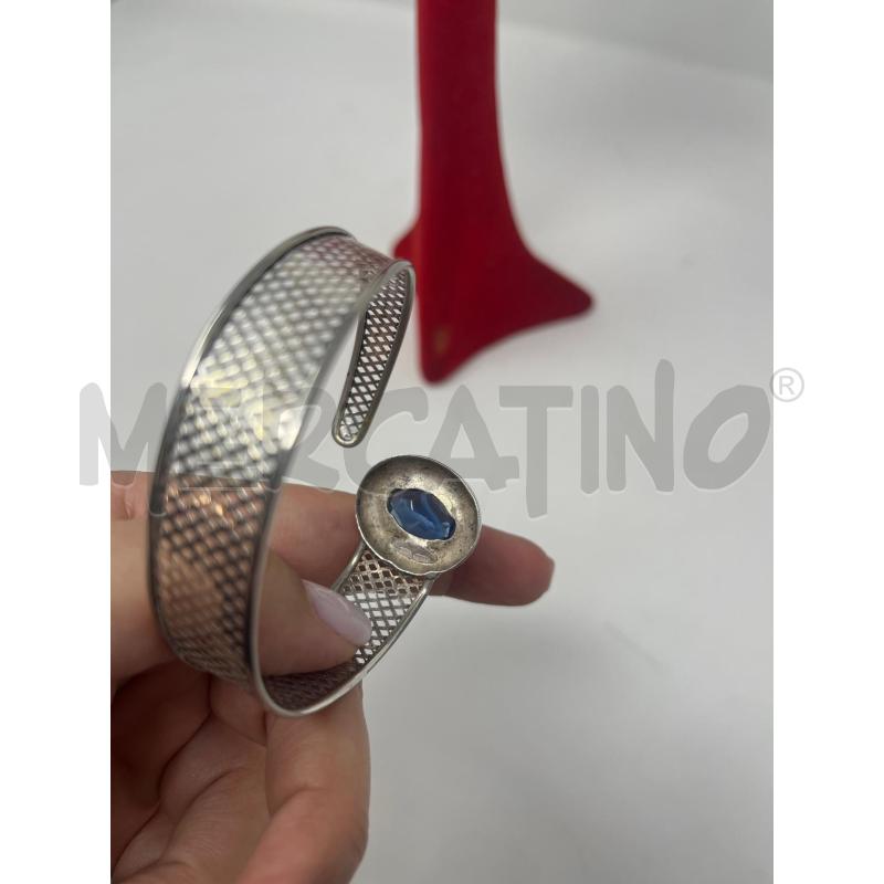 BRACCIALE SPIRALE RETINA VETRO BLU | Mercatino dell'Usato Roma cinecitta' 3