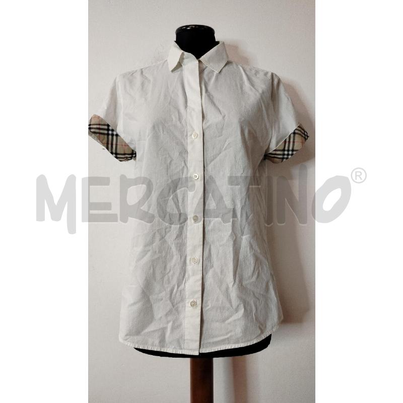 CAMICIA DONNA BURBERRY MANICHE CORTE COLLO TARTAN  | Mercatino dell'Usato Roma cinecitta' 1