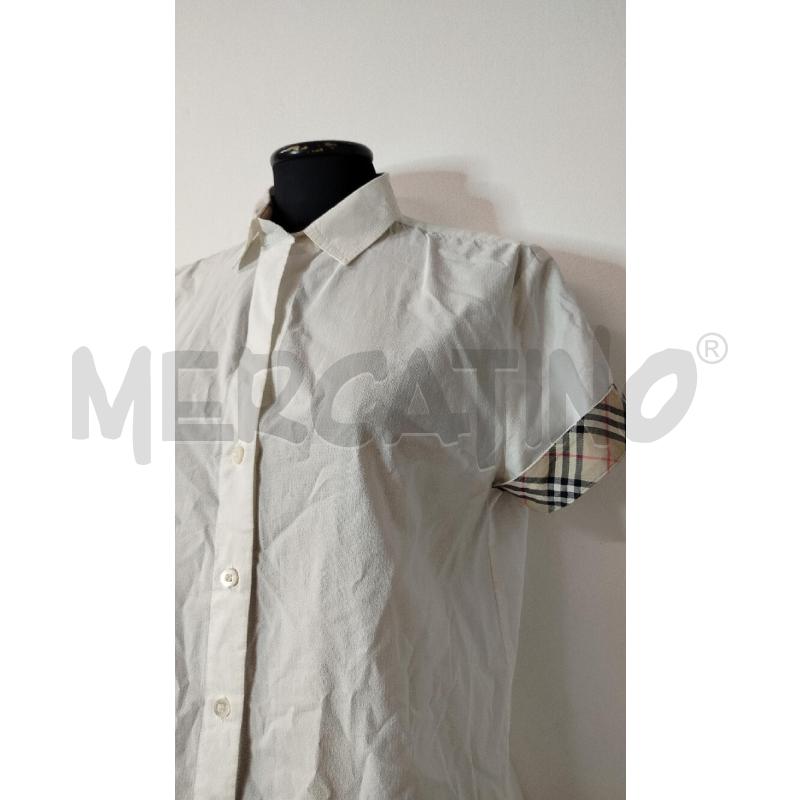 CAMICIA DONNA BURBERRY MANICHE CORTE COLLO TARTAN  | Mercatino dell'Usato Roma cinecitta' 2