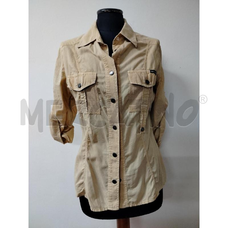 CAMICIA DONNA DOLCE&GABBANA BEIGE BOTTONI AUTOMATICI | Mercatino dell'Usato Roma cinecitta' 1