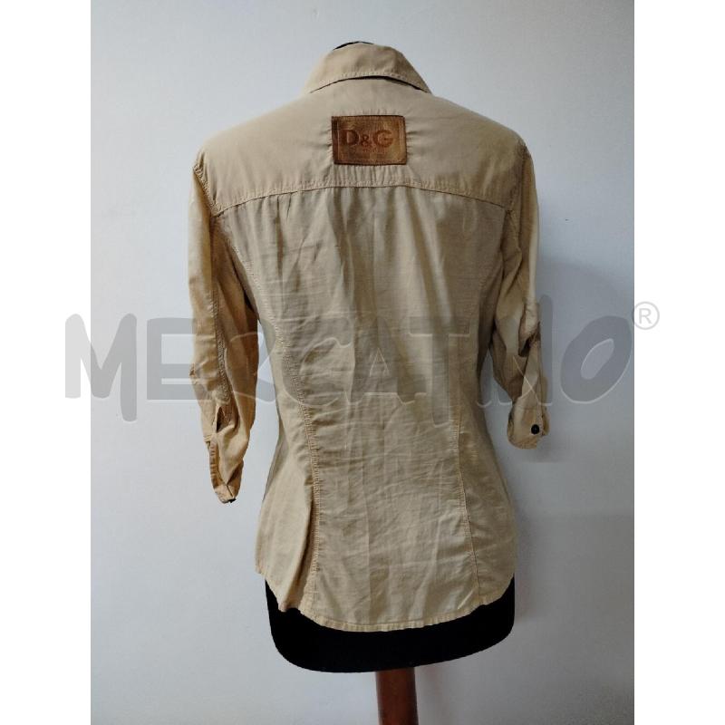 CAMICIA DONNA DOLCE&GABBANA BEIGE BOTTONI AUTOMATICI | Mercatino dell'Usato Roma cinecitta' 2