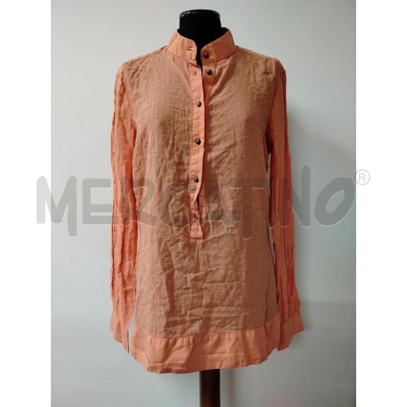 CAMICIA DONNA D&G ARANCIO RIGHE BRILL  | Mercatino dell'Usato Roma cinecitta' 1