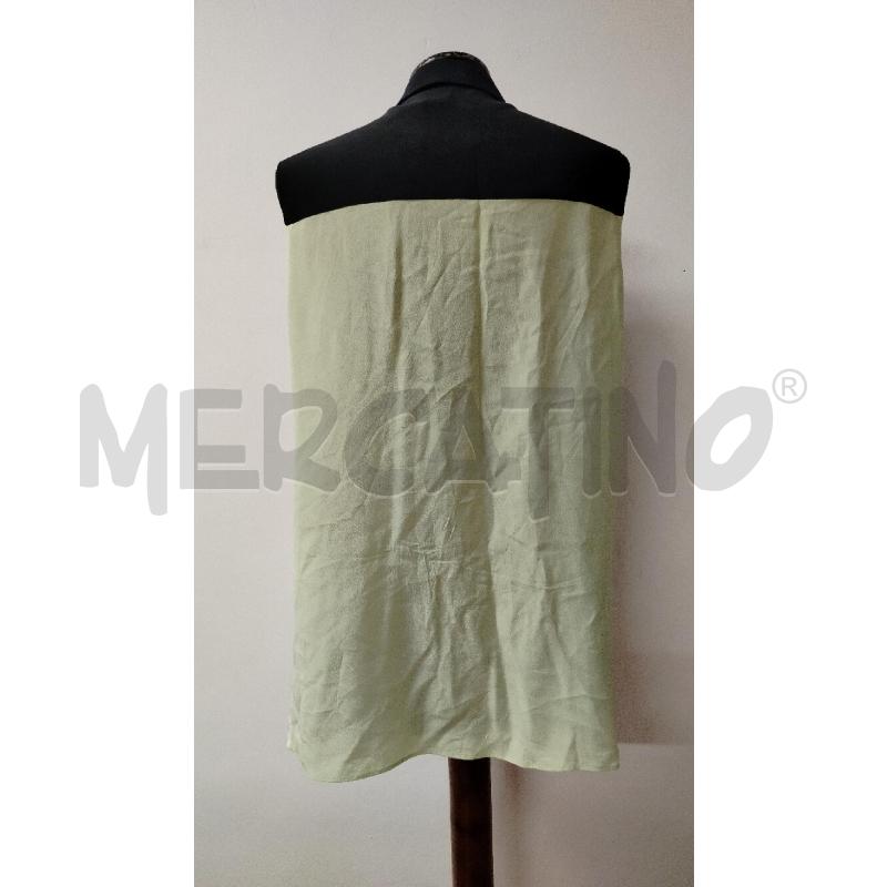 CAMICIA DONNA FAUSTO PUGLISI VERDE BIANCO NERO SMANICATA | Mercatino dell'Usato Roma cinecitta' 2