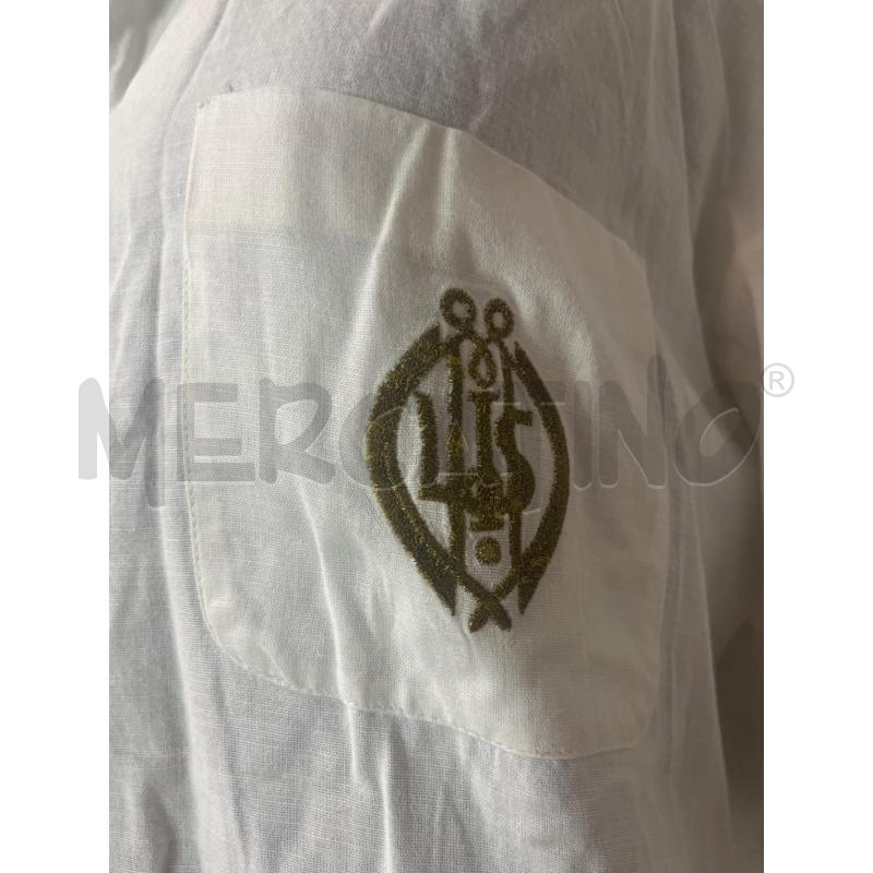 CAMICIA DONNA LUISA SPAGNOLI BIANCA RICAMO DORAT | Mercatino dell'Usato Roma cinecitta' 2