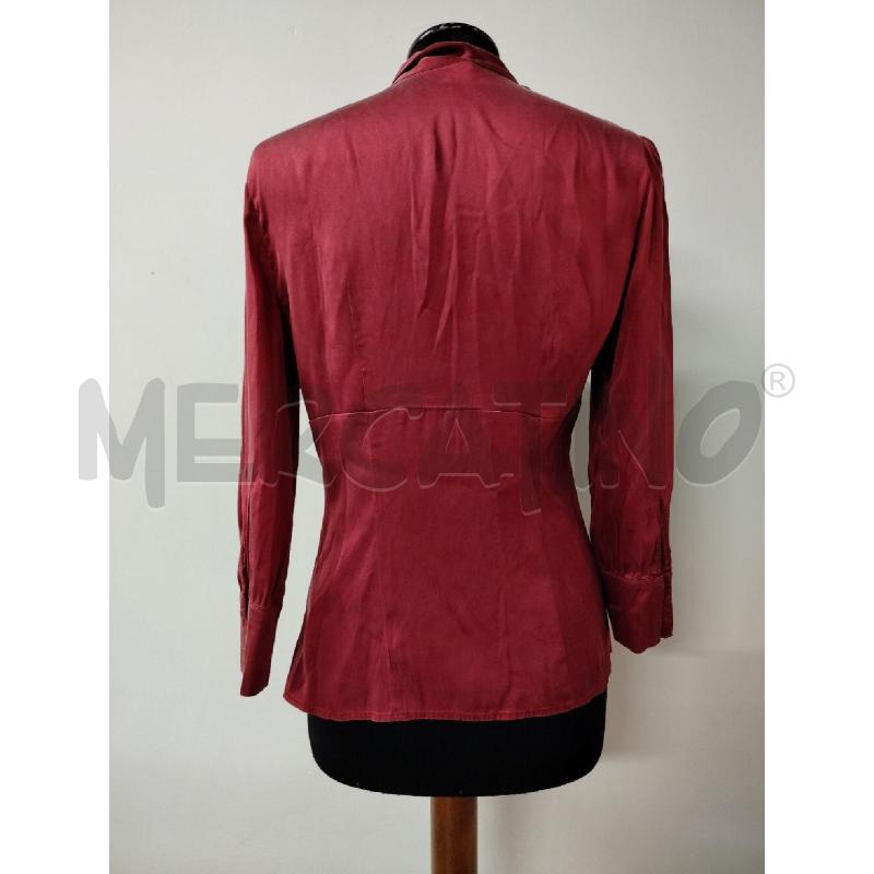 CAMICIA DONNA MAX&CO SETA BORDEAUX | Mercatino dell'Usato Roma cinecitta' 2