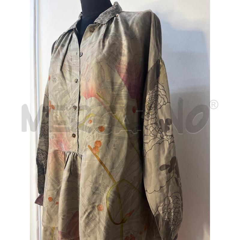 CAMICIA DONNA SETA MANTERO TORTORA CICLAMINI | Mercatino dell'Usato Roma cinecitta' 2