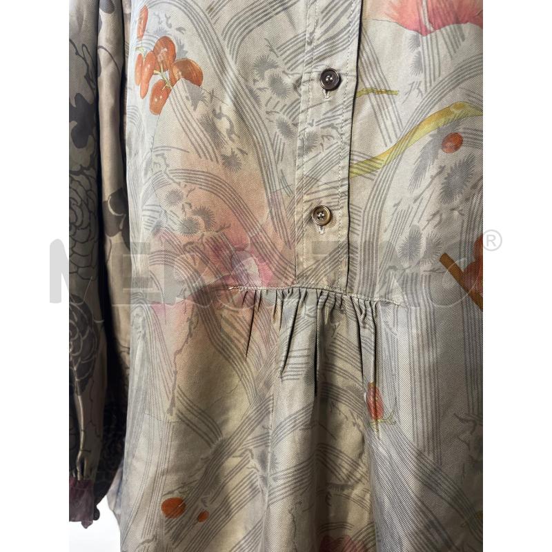 CAMICIA DONNA SETA MANTERO TORTORA CICLAMINI | Mercatino dell'Usato Roma cinecitta' 3