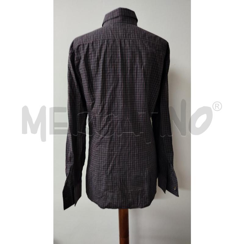 CAMICIA UOMO DSQUARED GRIGIA QUADRI ROSSI | Mercatino dell'Usato Roma cinecitta' 2
