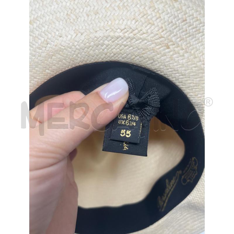 CAPPELLO BORSALINO PANAMA RAFIA BIANCA | Mercatino dell'Usato Roma cinecitta' 5