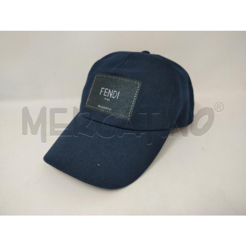 CAPPELLO DONNA FENDI BASEBALL BLU NOTTE | Mercatino dell'Usato Roma cinecitta' 1