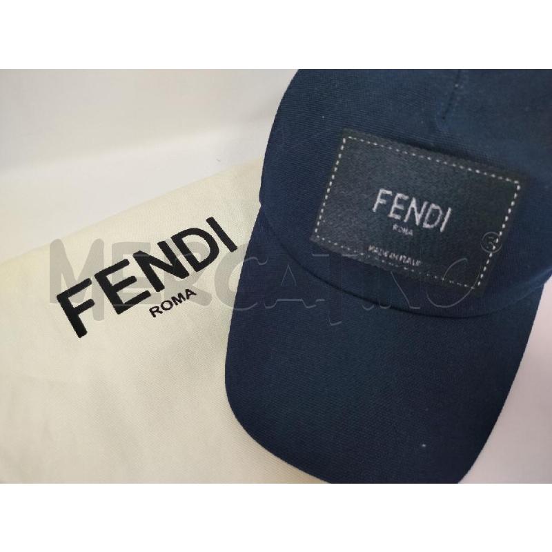 CAPPELLO DONNA FENDI BASEBALL BLU NOTTE | Mercatino dell'Usato Roma cinecitta' 3