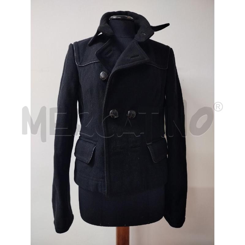 CAPPOTTO CORTO DSQUARED2 NERO  | Mercatino dell'Usato Roma cinecitta' 1
