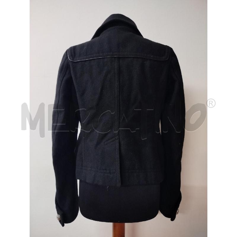 CAPPOTTO CORTO DSQUARED2 NERO  | Mercatino dell'Usato Roma cinecitta' 2
