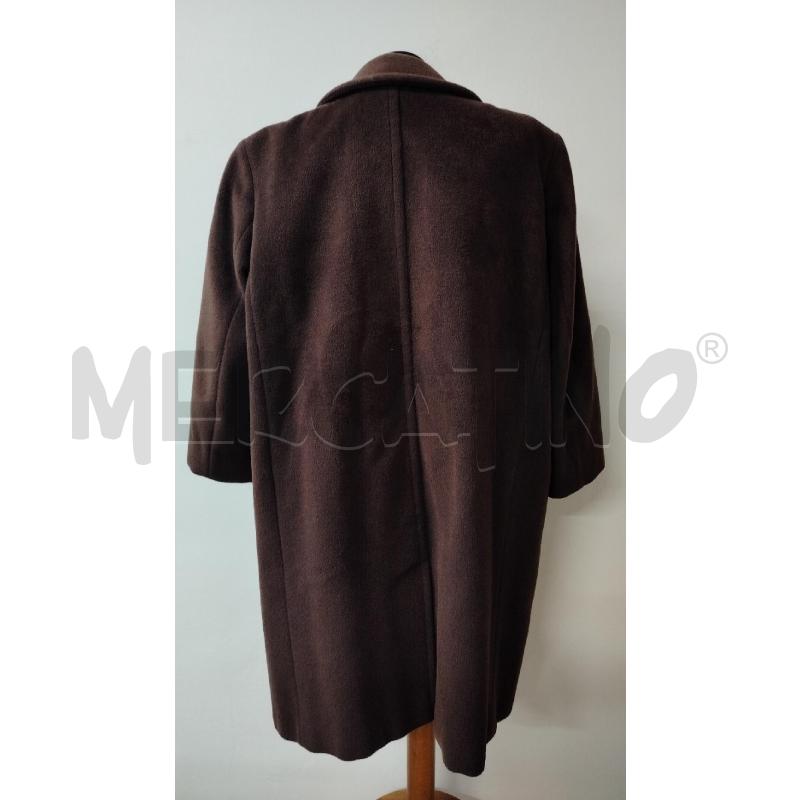 CAPPOTTO DONNA SPORTMAX MARRONE SCURO  | Mercatino dell'Usato Roma cinecitta' 3