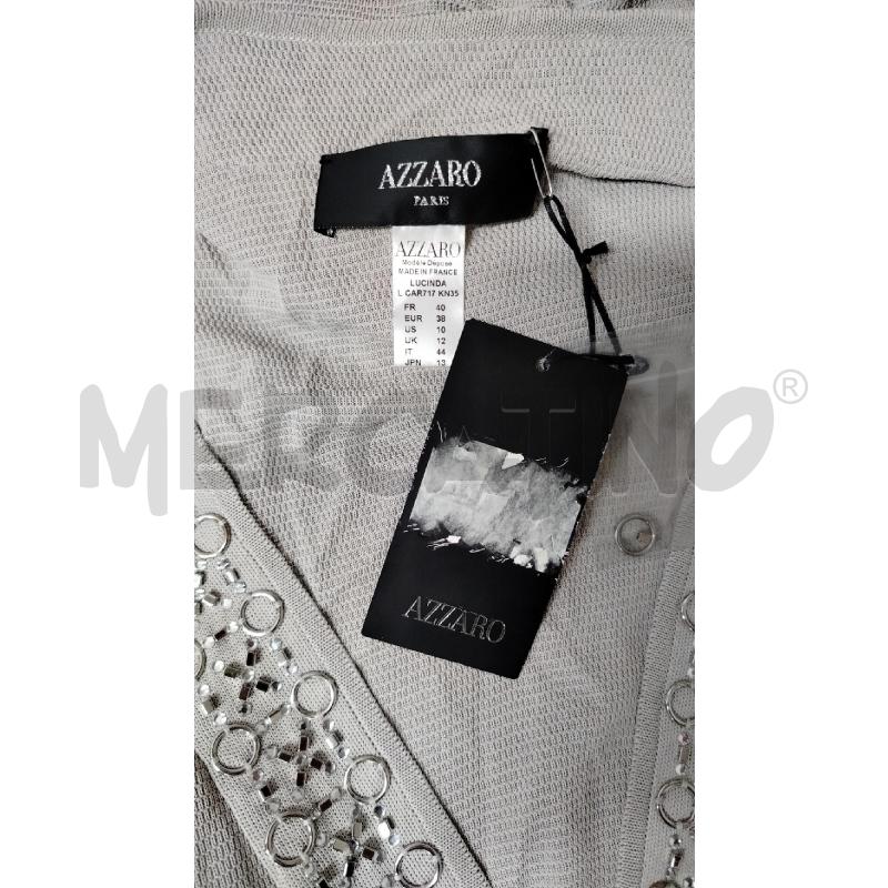 CARDIGAN DONNA AZZARO INSERTI METALLICI LUNGO | Mercatino dell'Usato Roma cinecitta' 3