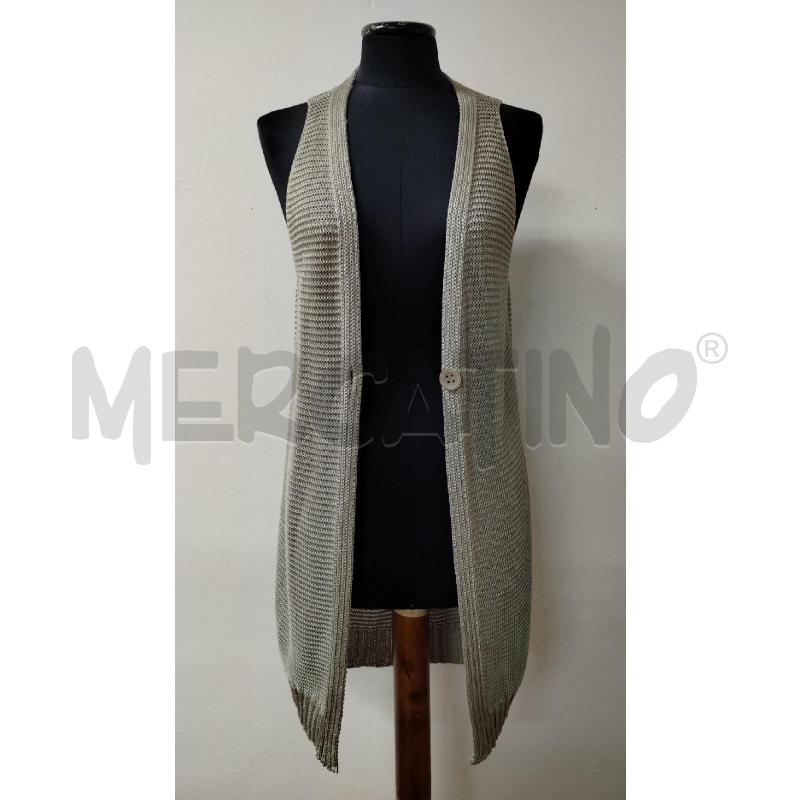 CARDIGAN DONNA FABIANA FILIPPI BEIGE LUNGA TP RETIN  | Mercatino dell'Usato Roma cinecitta' 1