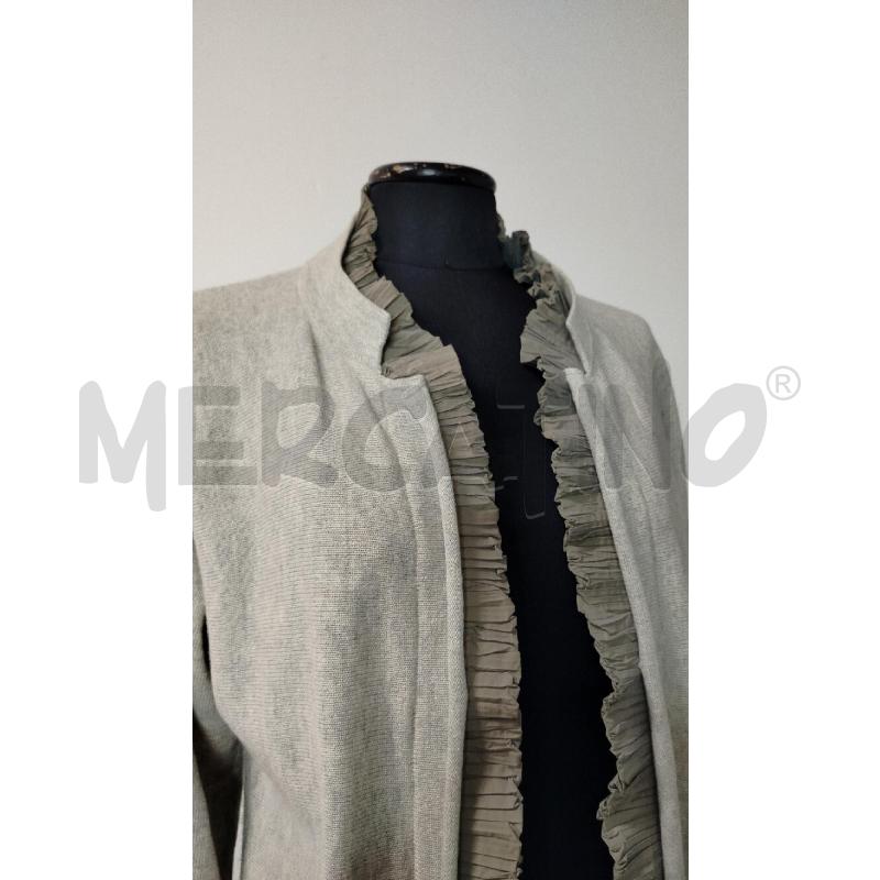 CARDIGAN DONNA FABIANA FILIPPI GRIGIO ROUCHES BORDI | Mercatino dell'Usato Roma cinecitta' 2