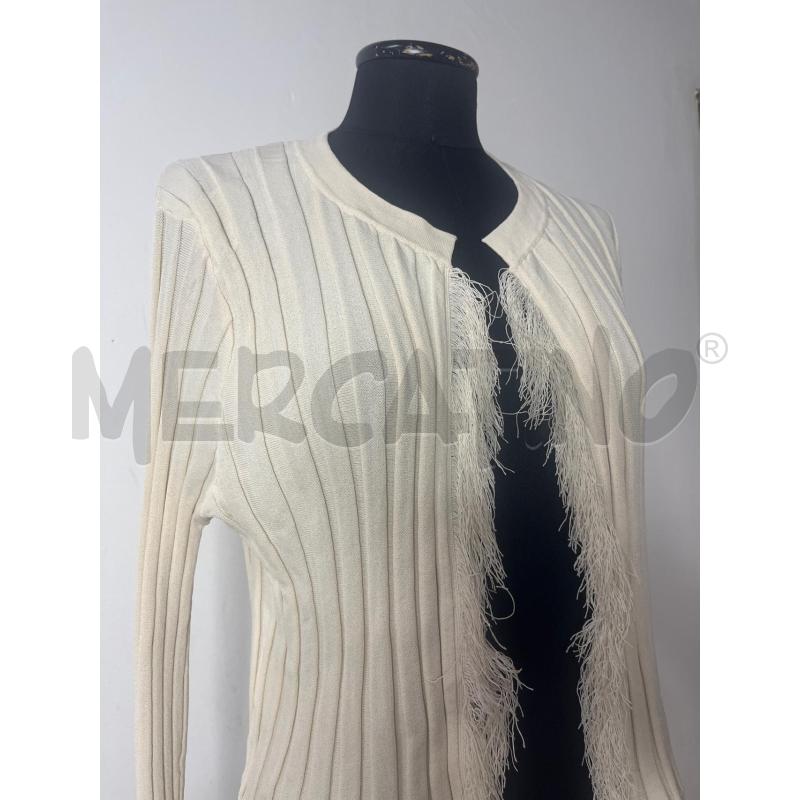 CARDIGAN DONNA PINKO SABBIA COSTE FRANGE  | Mercatino dell'Usato Roma cinecitta' 2