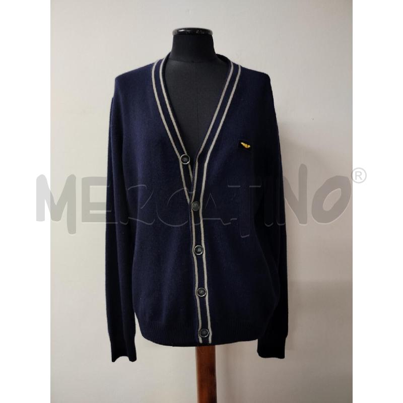 CARDIGAN UOMO ARMANI JEANS BLU NOTTE TOPPA | Mercatino dell'Usato Roma cinecitta' 1