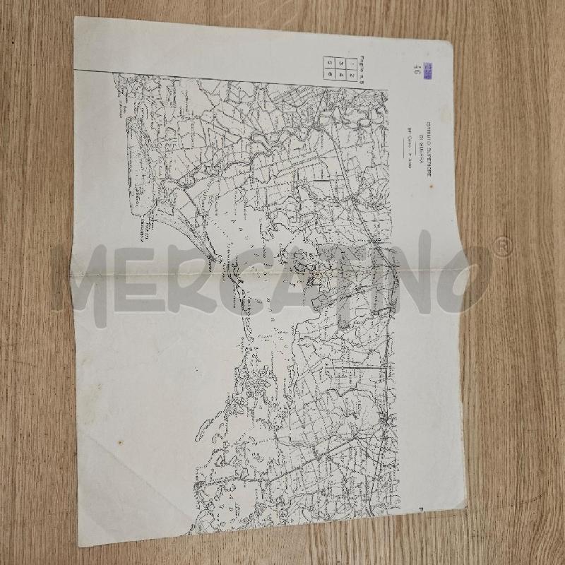 CARTINA MILITARE GUERRA ITALO-YUGOSLAVIA  | Mercatino dell'Usato Roma cinecitta' 1
