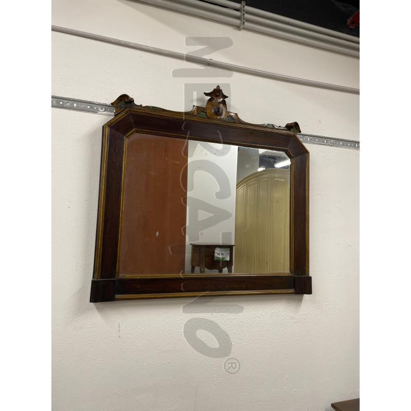 CASSETTIERA CON SPECCHIO LEGNO MASSELLO ELABORATO | Mercatino dell'Usato Roma cinecitta' 3