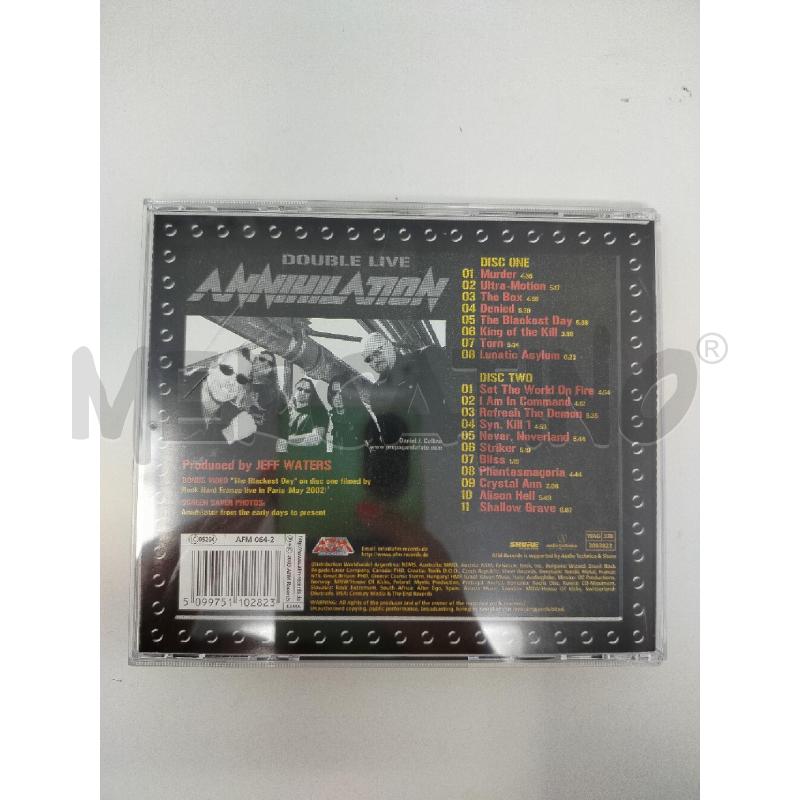CD ANNIHILATOR DUBLE LIVE ANNIHILATION | Mercatino dell'Usato Roma cinecitta' 2