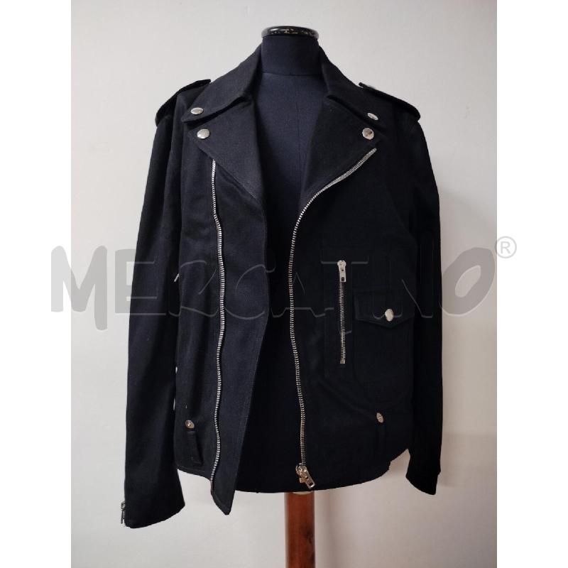 CHIODO DENIM UOMO GIVENCHY NERO INTERNO TARTAN | Mercatino dell'Usato Roma cinecitta' 1