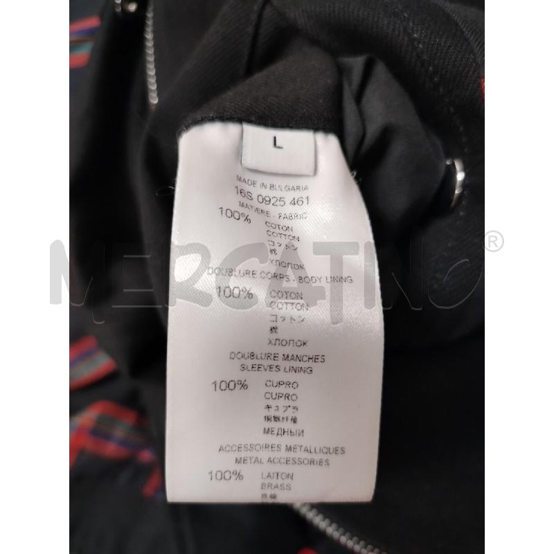 CHIODO DENIM UOMO GIVENCHY NERO INTERNO TARTAN | Mercatino dell'Usato Roma cinecitta' 5