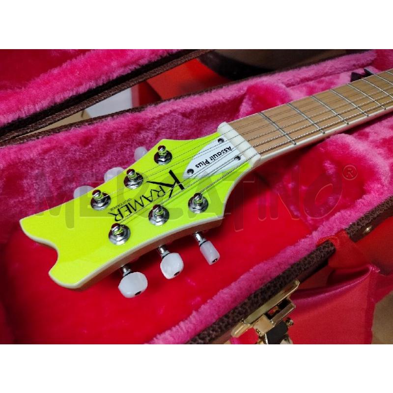 CHITARRA ELETTRICA KRAMER ASSAULT PLUS FLUORESCENT GREEN | Mercatino dell'Usato Roma cinecitta' 3