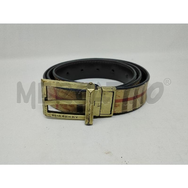 CINTURA DONNA BURBERRY REVERSIBILE CHECK/MARR | Mercatino dell'Usato Roma cinecitta' 1