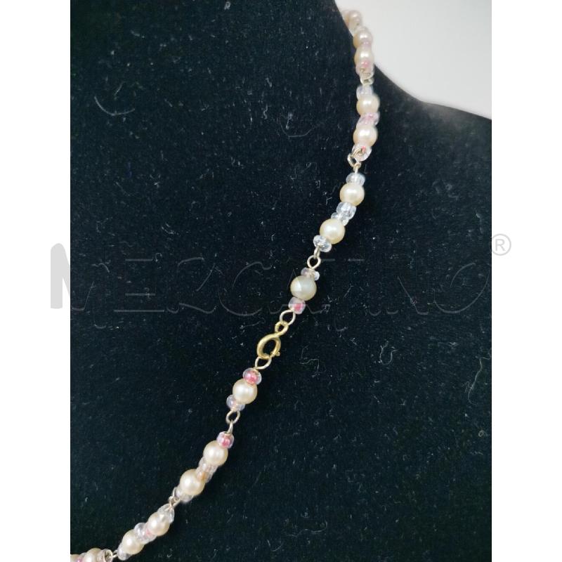COLLANA DORATA PERLE PICCOLE PERLINE LILLA | Mercatino dell'Usato Roma cinecitta' 3