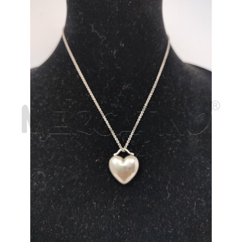 COLLANA TIFFANY &CO PUFF HEART | Mercatino dell'Usato Roma cinecitta' 1