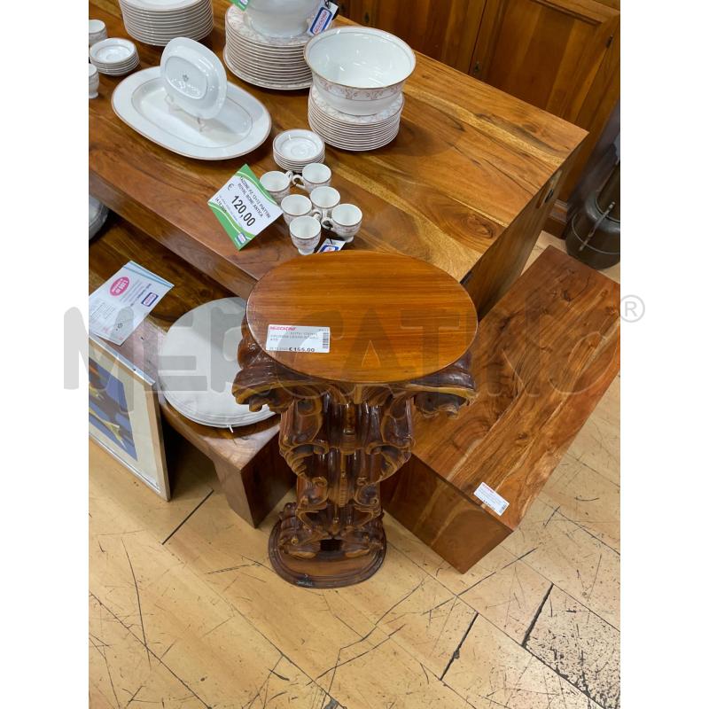 COLONNA LEGNO INTAGLIATO  | Mercatino dell'Usato Roma cinecitta' 2