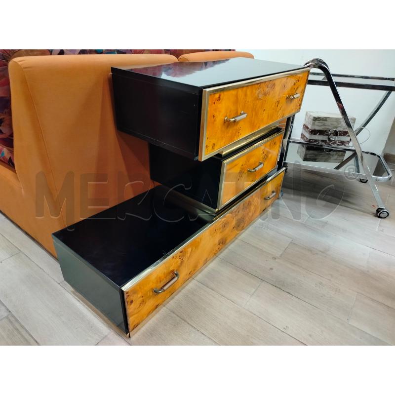 CONSOLLE MODULARE IMPIALLACCIATA LEGNO OTTONE ANNI 50 | Mercatino dell'Usato Roma cinecitta' 2