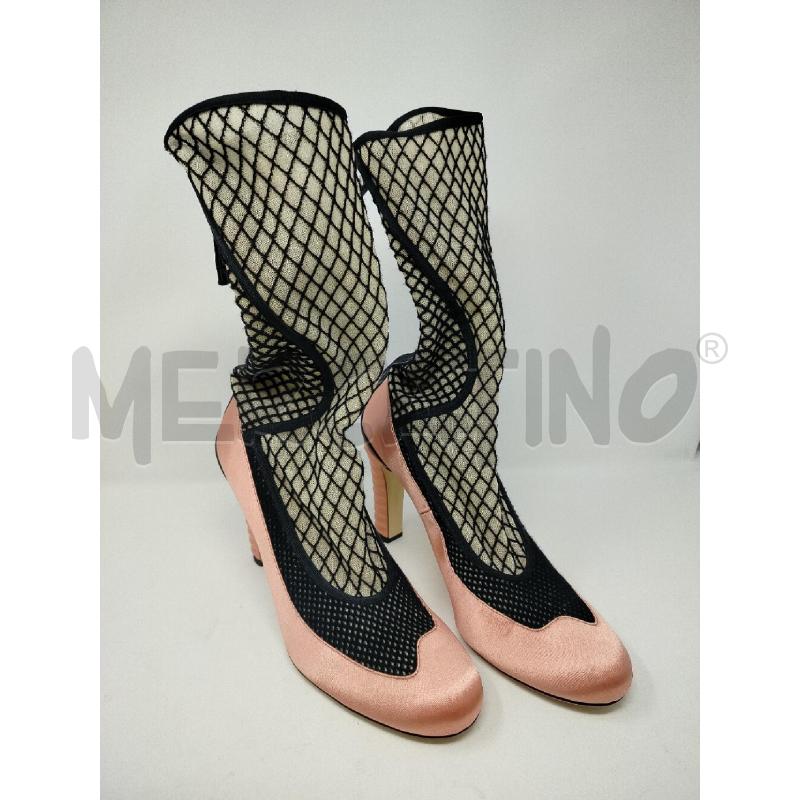 DECOLLETE FENDI ROSA TP RETINAT ZIP DIETRO | Mercatino dell'Usato Roma cinecitta' 1