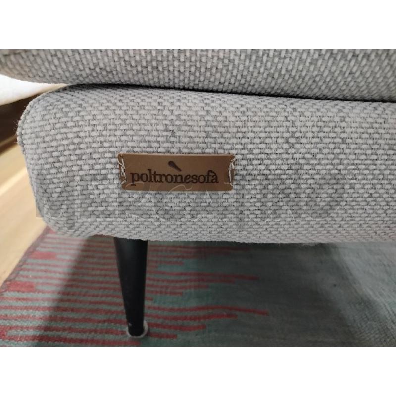DIVANO ANGOLARE CON CHAISE LONGHE IN TESSUTO GRI POLTRONESOFÀ | Mercatino dell'Usato Roma cinecitta' 4