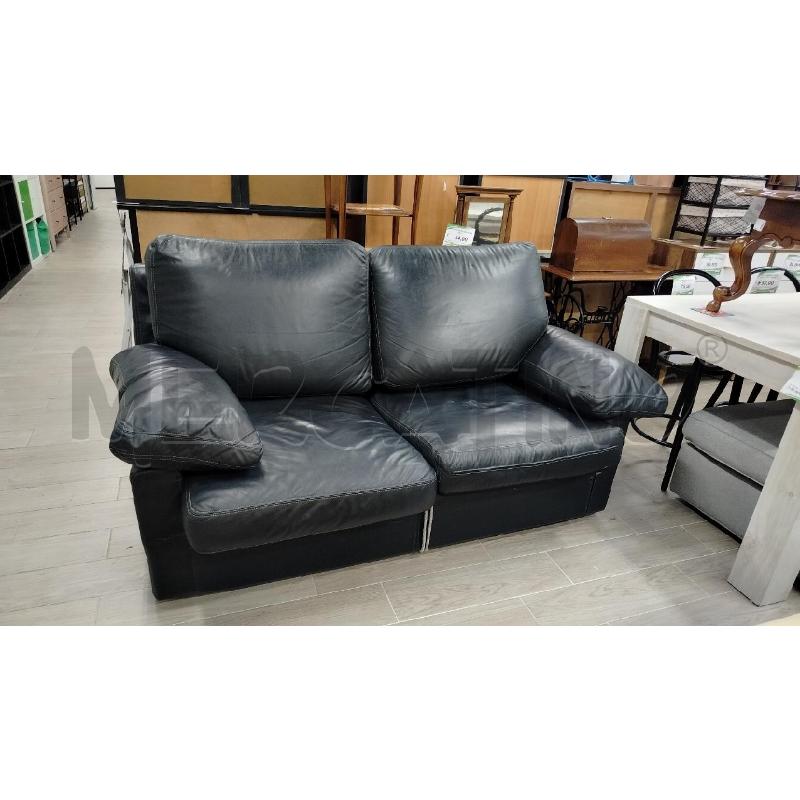 DIVANO LETTO NERO PELLE+COPERTURA | Mercatino dell'Usato Roma cinecitta' 1