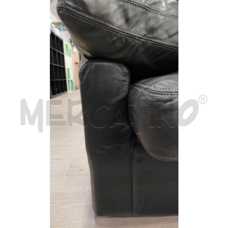 DIVANO LETTO NERO PELLE+COPERTURA | Mercatino dell'Usato Roma cinecitta' 3