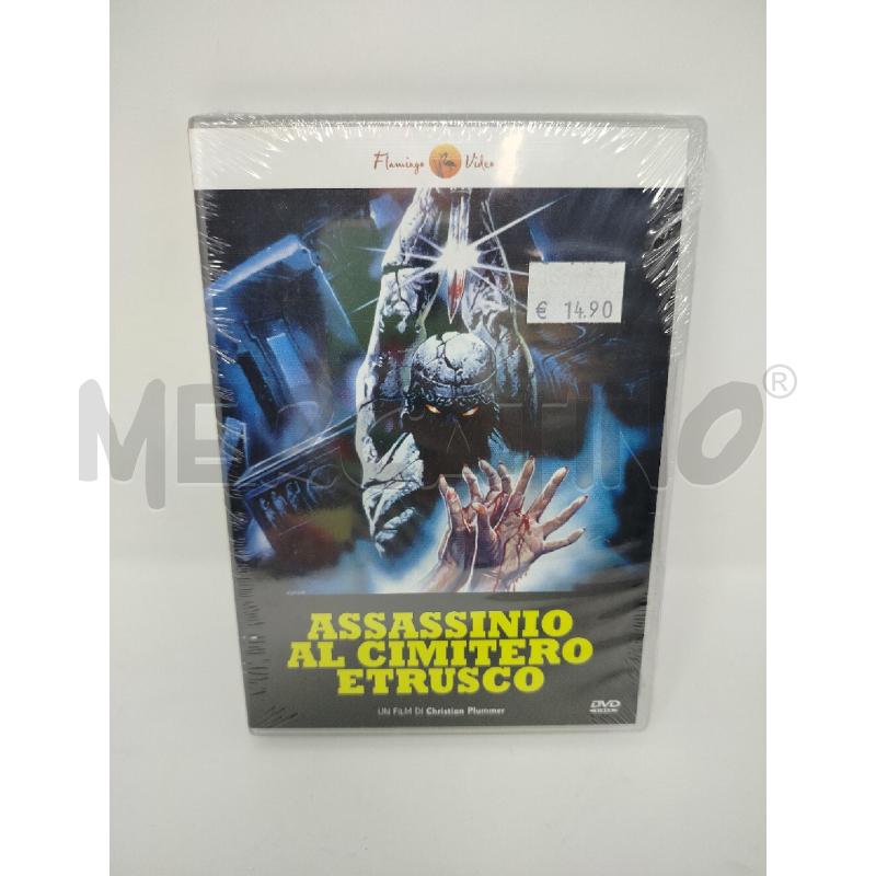 DVD ASSASSINIO AL CIMITERO ETRUSCO SIGILLATO RARO  | Mercatino dell'Usato Roma cinecitta' 1