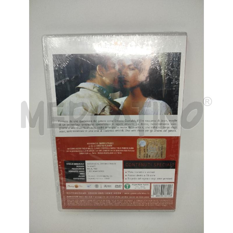 DVD ASSASSINIO AL CIMITERO ETRUSCO SIGILLATO RARO  | Mercatino dell'Usato Roma cinecitta' 2