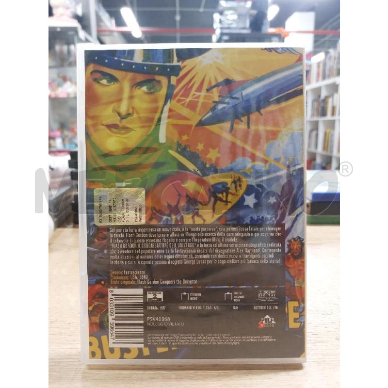 DVD FLASH GORDON IL CONQUISTATORE DELL'UNIVERSO CAPITOLO CONCLUSIVO | Mercatino dell'Usato Roma cinecitta' 2