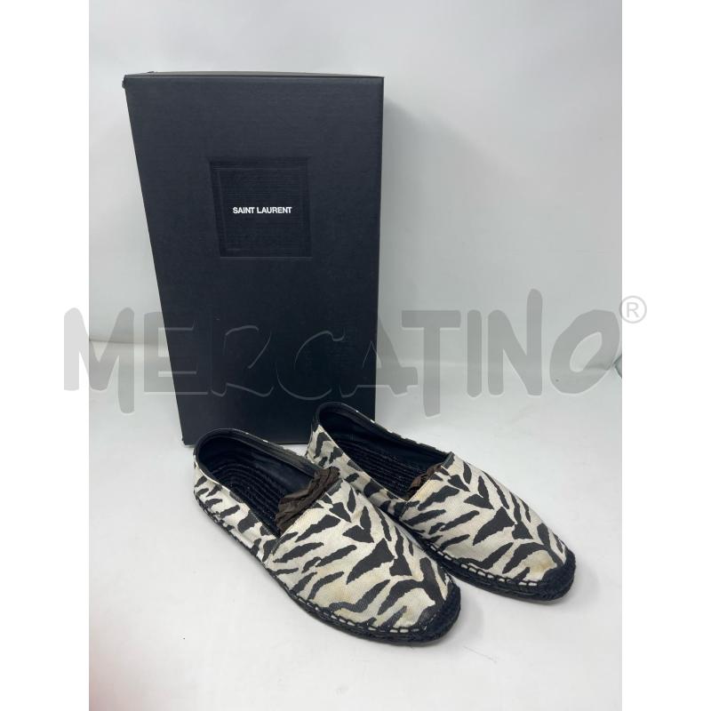 ESPADRILLAS DONNA YVES SAINT LAURENT ZEBRATE TELA | Mercatino dell'Usato Roma cinecitta' 1