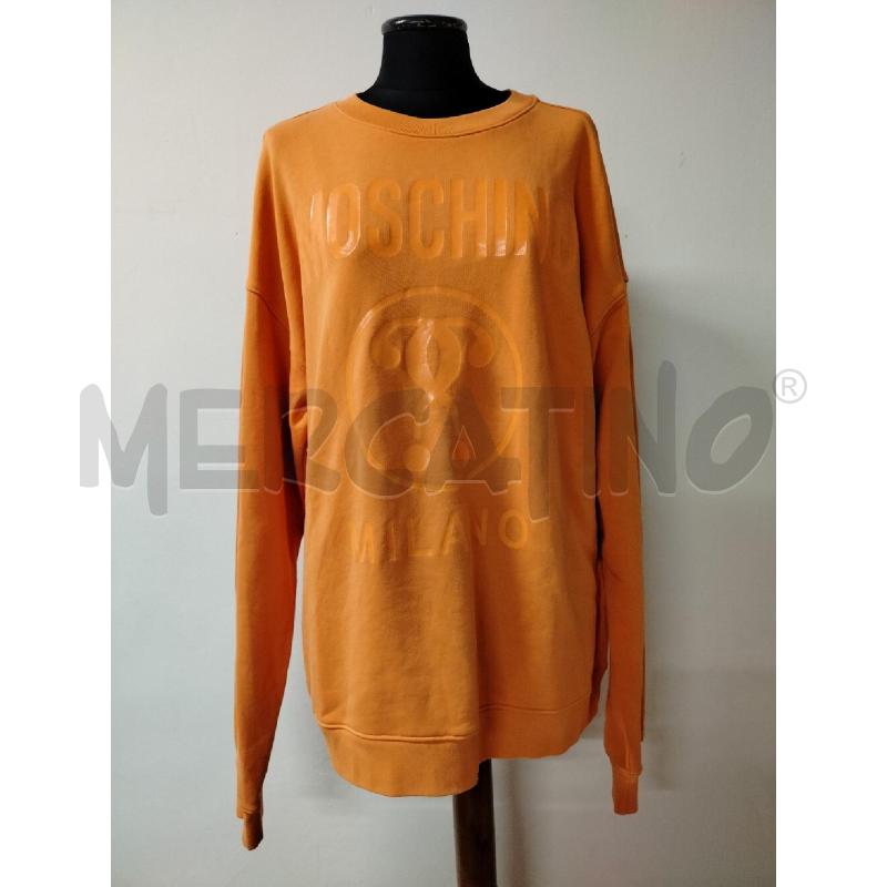 FELPA UOMO MOSCHINO COUTURE! ARANCIONE  | Mercatino dell'Usato Roma cinecitta' 1