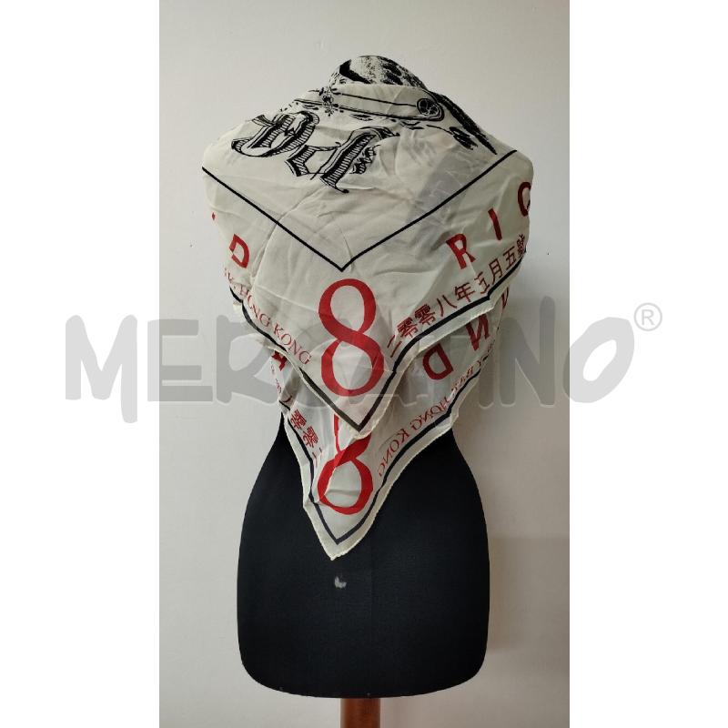 FOULARD RICHMOND BEIGE STAMPA NERA | Mercatino dell'Usato Roma cinecitta' 2