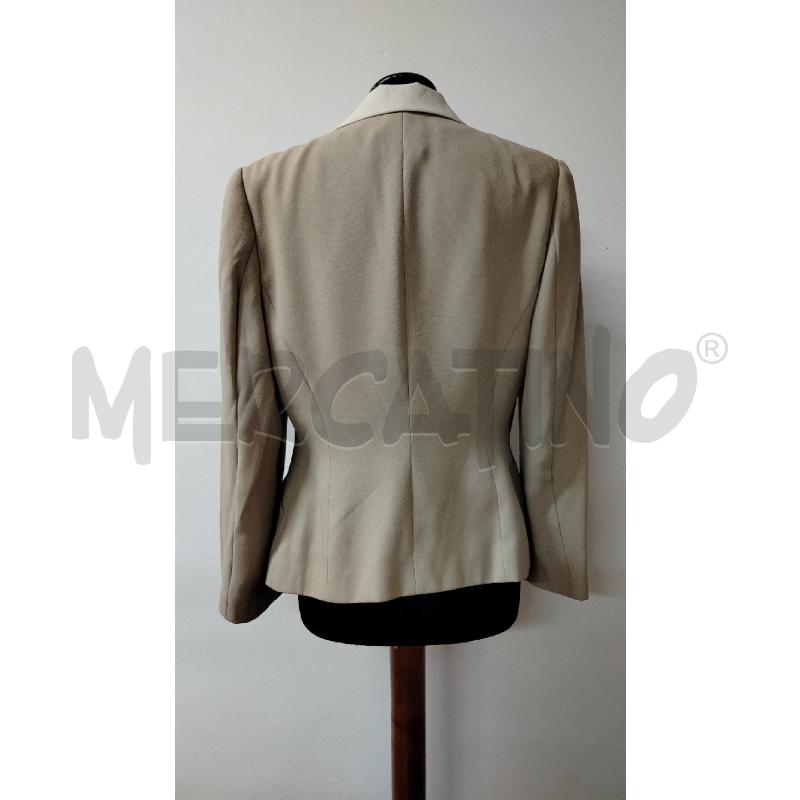 GIACCA DONNA CASTELLANI BEIGE COLLO PANNA | Mercatino dell'Usato Roma cinecitta' 2