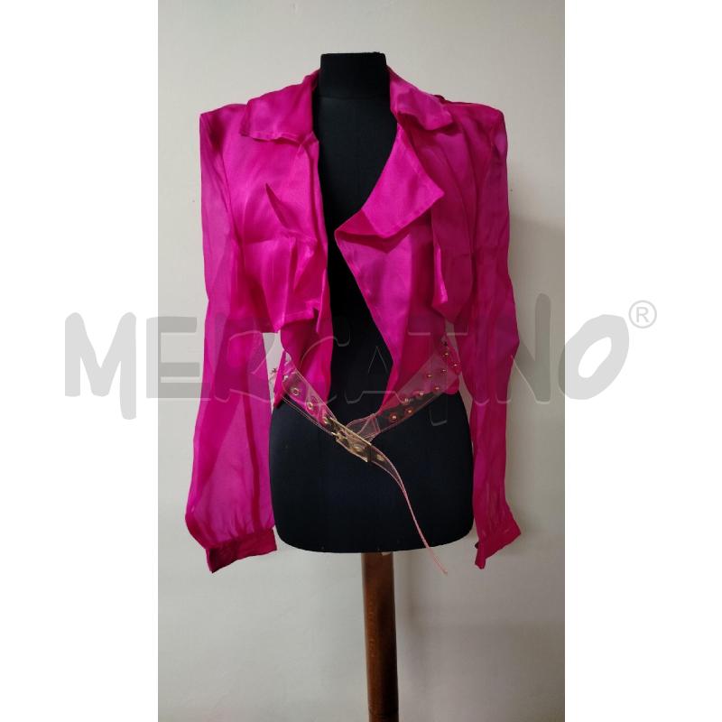 GIACCA DONNA JLENOIS FUCSIA NEW B CON CINTA FIORATA | Mercatino dell'Usato Roma cinecitta' 1