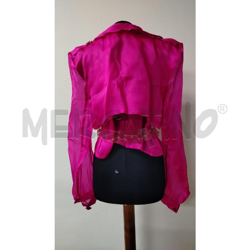 GIACCA DONNA JLENOIS FUCSIA NEW B CON CINTA FIORATA | Mercatino dell'Usato Roma cinecitta' 2