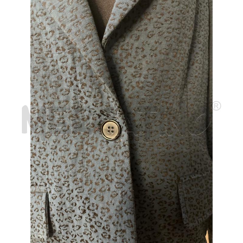 GIACCA DONNA LA FEEE AMRABOUTEE BLU SCURA ANIMALIER  | Mercatino dell'Usato Roma cinecitta' 3