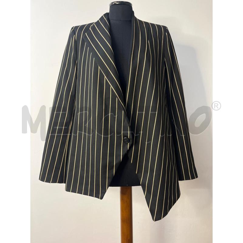 GIACCA DONNA MANGANO NERE RIGH BEIGE 1 BOTT | Mercatino dell'Usato Roma cinecitta' 1